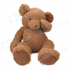 Cute Plush Shy Bear Doll Toy - Brown