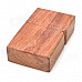 Windproof Kerosene Fuel Oil Wooden Lighter - Brown