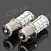 115650-18R 1156 3.5W 200lm Red Light 18-SMD 5050 LED Car Turn Signal / Tail Lamp (DC 12V / 2 PCS)