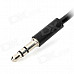 Universal 3.5mm Plug to Plug Audio Cable - Black (280cm)