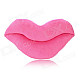 Sexy Lip Shape Short Plush + PP Cotton Back Cushion - Pink