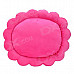 Sunflower Shape Cartoon Pig Plush Office Cushion / Lumbar Pillow - Pink