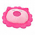 Sunflower Shape Cartoon Pig Plush Office Cushion / Lumbar Pillow - Pink