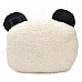 002 Cry Expressional Panda Plush Throw Pillow - Black + White (Size: S)