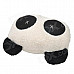 002 Cry Expressional Panda Plush Throw Pillow - Black + White (Size: S)