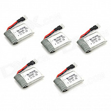 Walkera CP-Z-17 3.7V 300mAh Lithium Battery for Walkera Mini CP Helicopter - Silver (5 PCS)