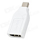 Mini DisplayPort Male to HDMI Female Adapter - White