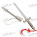 Unsharpened Alloy Chinese Sword Letter Opener Knife (29.5cm)