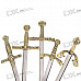 Rapier Style Letter Opener Knives with Stand (25cm 5-Knife Set)
