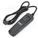 RS-60E3 Wired Remote Shutter Release for Canon EOS 60D / 650D / 600D + More - Black (85cm-Cable)