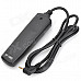 RS-60E3 Wired Remote Shutter Release for Canon EOS 60D / 650D / 600D + More - Black (85cm-Cable)