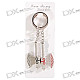 Stainless Steel Mini Axes Couple's Keychains (2-Piece Set)