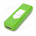 Rechargeable 250mAh USB Reusable Lighter - Green