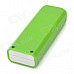 Rechargeable 250mAh USB Reusable Lighter - Green