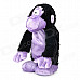 Cute Orangutan Shape Music Dancing Toy - Black Purple (4 x AA)