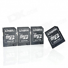 MicroSD/Transflash TF to SD/SDHC Card Adapter with Protective Case (4-Pack)