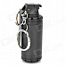 Creative Grenade Shape Zinc Alloy Butane Gas Lighter - Black