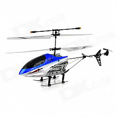 2013B Rechargeable 2.5-CH R / C Helicopter - Silver + Blue + Black + White (IR Remote / 6 x AA)