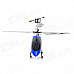 2013B Rechargeable 2.5-CH R / C Helicopter - Silver + Blue + Black + White (IR Remote / 6 x AA)