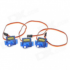 TowerPro SG90 Mini Plastic Gear Steering Servo (3 PCS Set)