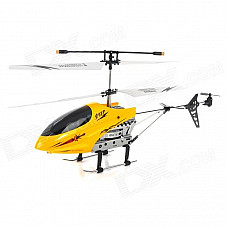 2013B Rechargeable 2.5-CH R / C Helicopter - Silver + Yellow + Black + White (IR Remote / 6 x AA)