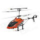 2013A 2.5-CH IR R/C Remote Controller Helicopter - Silver + Orange + Black + White