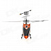 2013A 2.5-CH IR R/C Remote Controller Helicopter - Silver + Orange + Black + White