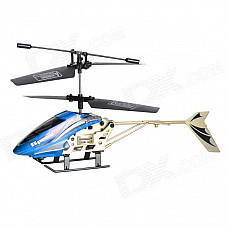 1224102 Rechargeable 2-Channel IR Control R/C Helicopter - Blue