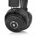 SX-948C Stereo Bluetooth v2.1+EDR Headphone Headset w/ 3.5mm Plug Audio Cable - Black