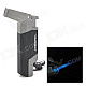 Honest Windproof Stainless steel Butane Jet Torch Lighter w/ Key Ring - Black