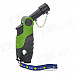 Menghu-256 Windproof Butane Jet Torch Lighter w/ Strap - Green + Black