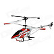 Rechargeable 1100mAh 40MHz 3.5-CH R/C Helicopter w/ Antenna + 2-Flat-Pin Plug - Red + White