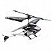 Rechargeable 1100mAh 3-CH IR R/C Helicopter w/ Remote Controller + USB - Black