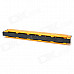 Lightweight 10-Hole Blues Harmonica - Black + Golden