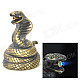 Unique Cobra Shape Windproof Butane Gas Lighter - Bronze