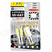 LY236 1156 5W 480lm 5-LED White Light Car Turning Brake Signal Bulbs - Yellow + Silver