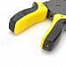 Pliers Shaped Plastic + Metal Butane Lighter - Black + Yellow