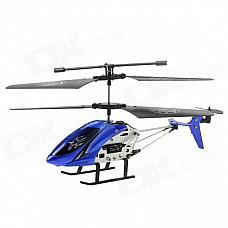 Rechargeable 1100mAh 2-CH IR R/C Helicopter w/ Wings + Remote Controller - Blue