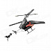 Rechargeable 1100mAh 2-CH IR R/C Helicopter w/ Remote Controller + EU Plug - Red