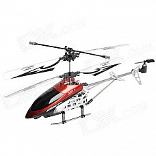 Rechargeable 180mAh 3.5-CH Radio Control Helicopter w/ Transmitter + Memory Card + Reader - Red