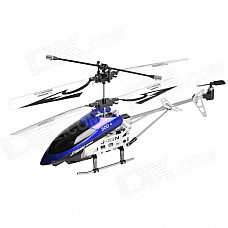 Rechargeable 180mAh 3.5-CH Radio Control Helicopter w/ Transmitter + Memory Card + Reader - Blue