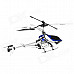 Rechargeable 180mAh 3.5-CH Radio Control Helicopter w/ Transmitter + Memory Card + Reader - Blue