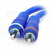 RCA Male to Male Car Audio Speaker Connection Cable - Blue (4.5m)