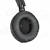 XF-328 Fashion 1.3" LCD Stereo Headphone MP3 Player w/ TF Card Slot / FM / USB - Black + Silver