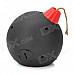 Cool Funny Bomb Shape Coin Bank w/ Sound & Shake - Black + White + Red (3 x AA)