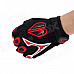 Professional Love Heart Style Anti-Slip Breathable Half-Finger Riding Gloves - Black (Size M)