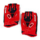 CE-03B Professional Anti-Slip Breathable Half-Finger Riding Gloves - Red + Black (Size M)