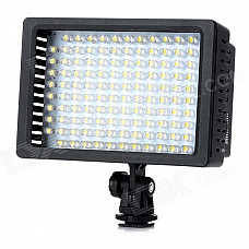 HD-126 7.6W 5600K 126-LED Video Light / Photoflood Lamp / Photography Luminaire - Black (6 x AA)