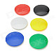 FuNi CT-6651 Round Magnets - Black + White + Green + Red + Yellow + Blue (6 PCS / 50 x 10mm)
