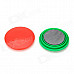 FuNi CT-6651 Round Magnets - Black + White + Green + Red + Yellow + Blue (6 PCS / 50 x 10mm)